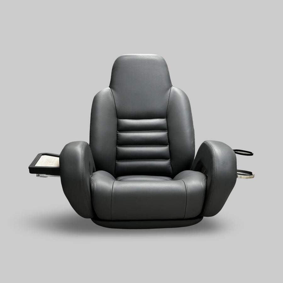 poltrona con braccioli e portabicchiere incorporato